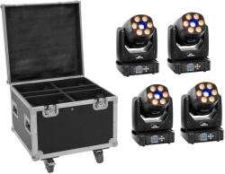 EUROLITE Set 4x LED TMH-H90 + Case with wheels (20000929) - mangosound
