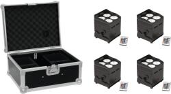 EUROLITE Set 4x AKKU UP-4 QCL Spot QuickDMX + Case (20000277)