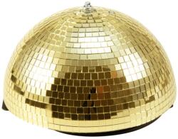 EUROLITE Half Mirror Ball 30cm gold motorized (50102052) - mangosound