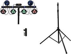 EUROLITE Set LED KLS Laser Bar Next FX Light Set + M-4 Speaker-System Stand (20000815) - mangosound