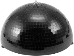 EUROLITE Half Mirror Ball 30cm black motorized (50102054) - mangosound