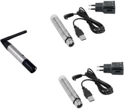 EUROLITE Set QuickDMX 1x transmitter + 2x AKKU receiver (20000900) - mangosound