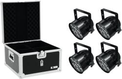 EUROLITE Set 4x LED PAR-56 QCL Short sw + EPS Case (20000323) - mangosound