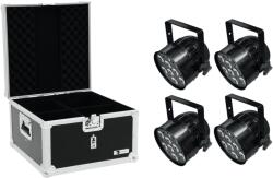 EUROLITE Set 4x LED PAR-56 QCL Short sw + EPS Case (20000323)