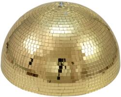 EUROLITE Half Mirror Ball 50cm gold motorized (50102132) - mangosound