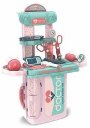 Magic Toys Rózsaszín 3az1-ben hordozható orvosszett bőröndben (MKL414113) - pepita