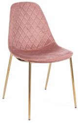 Bizzotto TERRY rózsaszín bársony szék (BZ-0733308)