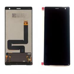 Sony H8216 Xperia XZ2, H8266 Xperia XZ2 Dual lcd kijelző és érintőpanel, fekete (gyári)
