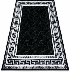 My carpet company kft Modern GLOSS szőnyeg 2813 87 elegáns, görög fekete / szürke 160x220 cm (AT3280)
