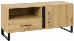 JM Furniture TV szekrény - Francis - 120 x 52 cm (craft tölgy) (JFO-120-52-OK)