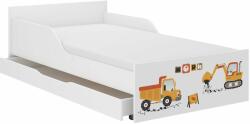  PUFI gyerekágy 160x80 matraccal és ágyneműtartóval - építesi terület