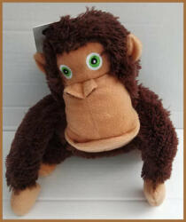 Tommi Crazy Monkey barna plüss kutyajáték (Magassága 24 cm) (196763)