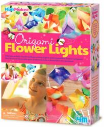 4M Set creativ DIY, 4M, Luminite cu flori origami