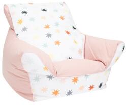 New Baby - Gyermek fotel golyókkal töltött rózsaszín