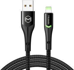 Mcdodo Cablu Magnificence Series Lightning Black (1.2m, led indicator)-T. Verde 0.1 lei/buc (CA-7840)