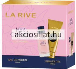 La Rive Her Choice ajándékcsomag (EDP + Tusfürdő)