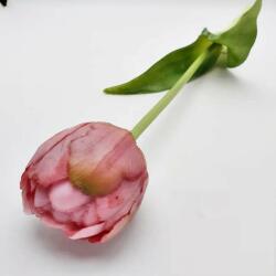 Tulipán; élethű gumitulipán Tömött fejű 40cm-MÁLVA (malyvatomorfeju2023)