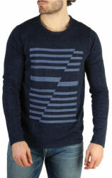 Calvin Klein sötétkék, mintás férfi kötött pulóver - M (107047)