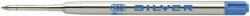 ICO Pax jellegű golyóstoll betét, fém, 0, 8 mm kék írásszín (VEC2)
