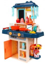 Inlea4Fun Bucătărie pentru copii din plastic, cu robinet funcțional, plită, cuptor, Modern Kitchen Inlea4Fun (RA-ZDZ.889-167.ZIE)