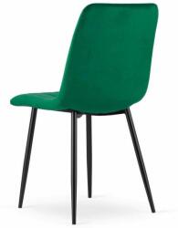 Mercaton Skandináv stílusú szék, , Lava, bársony, fém, zöld és fekete, 43x (MCTART-3463_1)