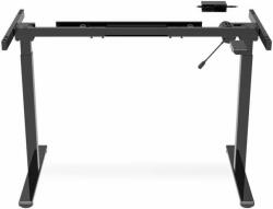 ASSMANN DA-90430 Gamer asztal váz - Fekete (DA-90430)