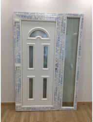 Temze műanyag Bejárati ajtó fix oldalvilágítóval 138x208cm - fehér (Temze_Bejarati_ajto_oldalvilagitoval_feher) - pepita - 179 900 Ft