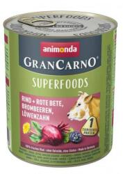 Animonda Adult (superfood) marha, cékla, szeder, pitypang konzerv - 6x800 g