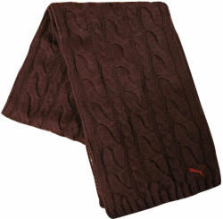 PUMA Dave Cable Knit Scarf Bordo - dress4less