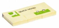 Q-CONNECT Bilet autoadeziv Q-CONNECT galben 38x51mm 3x100 l