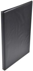 BLUERING Villámzáras mappa A4, műanyag Bluering®, fekete - nyomtassingyen