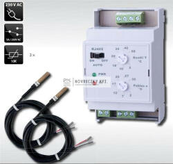  RJ402 Hőmérsékletkülönbség kapcsoló 230V, IP20 (RJ402)