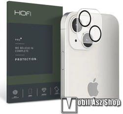 HOFI APPLE iPhone 13, 13 mini, 14, 14 Plus, HOFI CAM PRO+ kamera lencsevédő üvegfólia, 1db, 9H, ÁTLÁTSZÓ