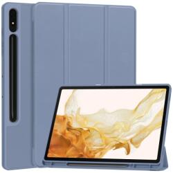  LEATHER Flip din PIELE pentru Samsung Galaxy Tab S9+ / S10+ albastru închis