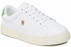 Tommy Hilfiger Sneakers Tommy Hilfiger Elevated Essential Court Sneaker FW0FW06965 White/Galvanicgreen