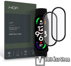 HOFI Xiaomi Mi Band 7, HOFI Hybrid Pro+ okosóra flexibilis üvegfólia, Full cover, Fekete