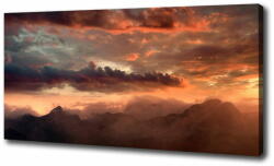 Wallmuralia. hu Vászon nyomtatás Sunset hegy 140x70 cm