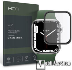 HOFI APPLE Watch Series 7 41mm, Watch Series 7 41mm, HOFI Hybrid Pro+ Okosóra rugalmas üvegfólia, 7H, FEKETE