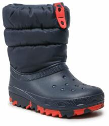 Crocs Cizme de zăpadă Crocs Classic Neo Puff Boot K 207684 Navy/Blue Marine