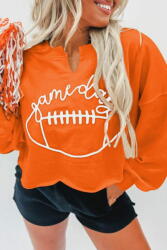  OMG! Női pulóver cipzár nélkül Parmentier narancssárga L