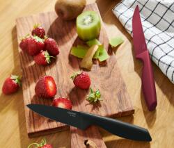 Tchibo Konyhai késkészlet, 2 darabos Gyümölcs- és zöldségkés: fekete Piros univerzális kés
