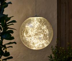 Tchibo LED-es gömb Kupak: fém, krómozott Átlátszó gömb