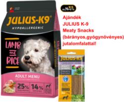Julius-K9 JULIUS-K9 HYPOALLERGENIC 12kg ADULT LAMB&RICE +Ajándék jutalomfalattal