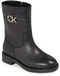 Calvin Klein Botine Calvin Klein Rubber Sole Ankle Boot W/Hw HW0HW01703 Negru