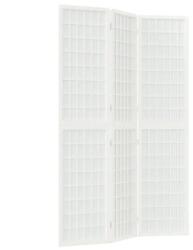 vidaXL 3-paneles fehér japán stílusú összecsukható paraván 120x170 cm 352087