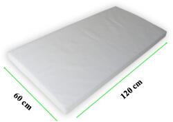  Habszivacs matrac 120 x 60 cm, 5 cm vastag - Fehér levehető, mosható huzattal