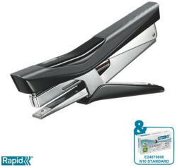 Rapid Tűzőgép, kézi, 10/4, 15 lap, RAPID "Fixativ F11", fekete (E5000289) - fapadospatron