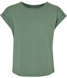 Urban Classics Girls Organic Extended Shoulder Tee salvia