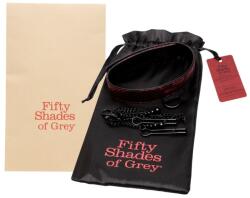 Fifty Shades of Grey A szürke ötven árnyalata - bimbócsipeszek nyakörvvel (fekete-vörös) - doktortaurus
