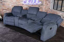 LuxD Design háromüléses fotel Movie sötétszürke